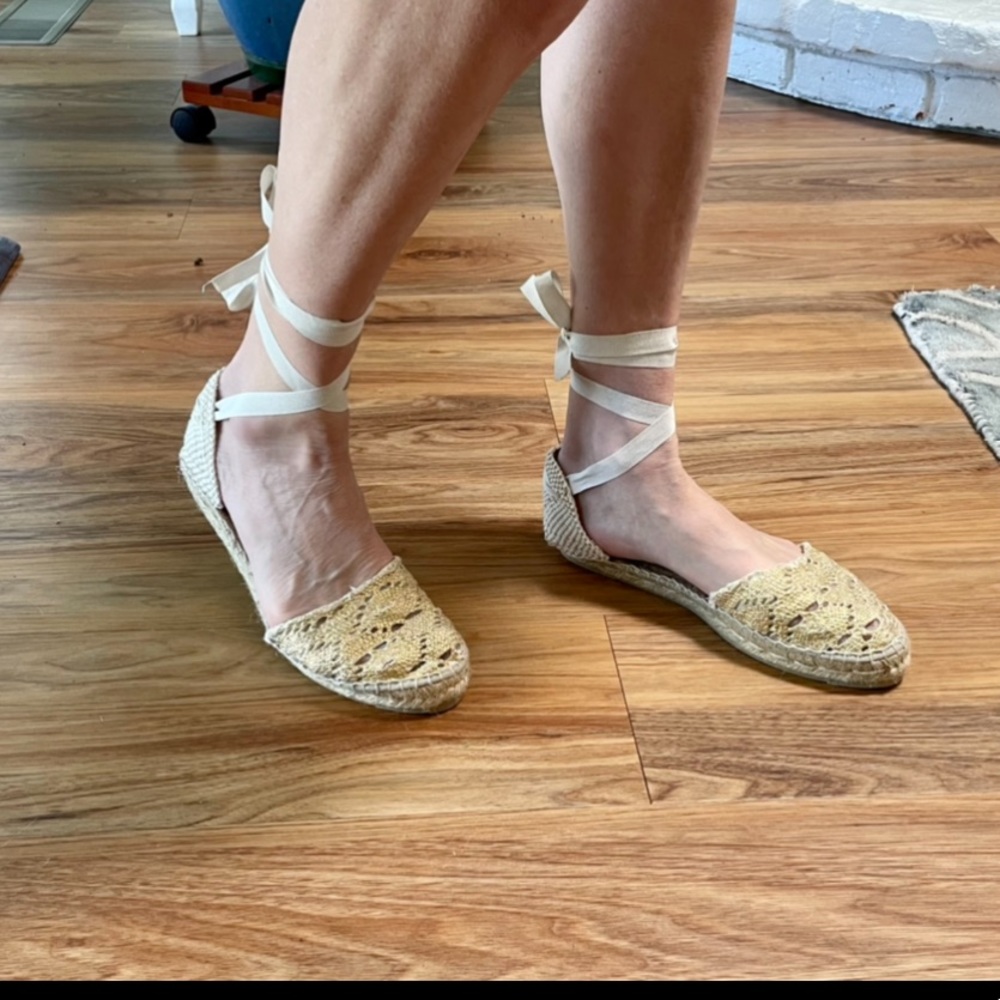 Anthropologie Manebi Macrame Espadrilles - Barely worn - Picture 1 of 7